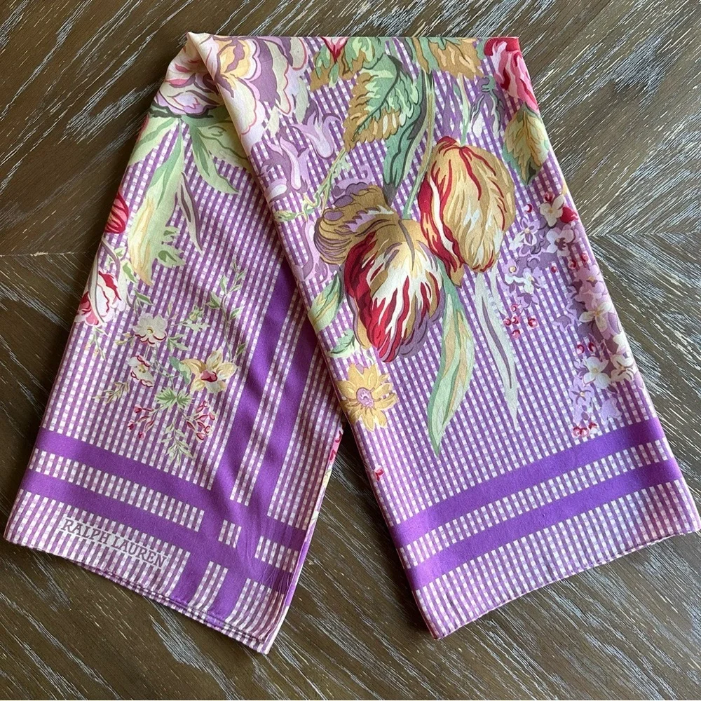 Authentic Ralph Lauren Silk Scarf